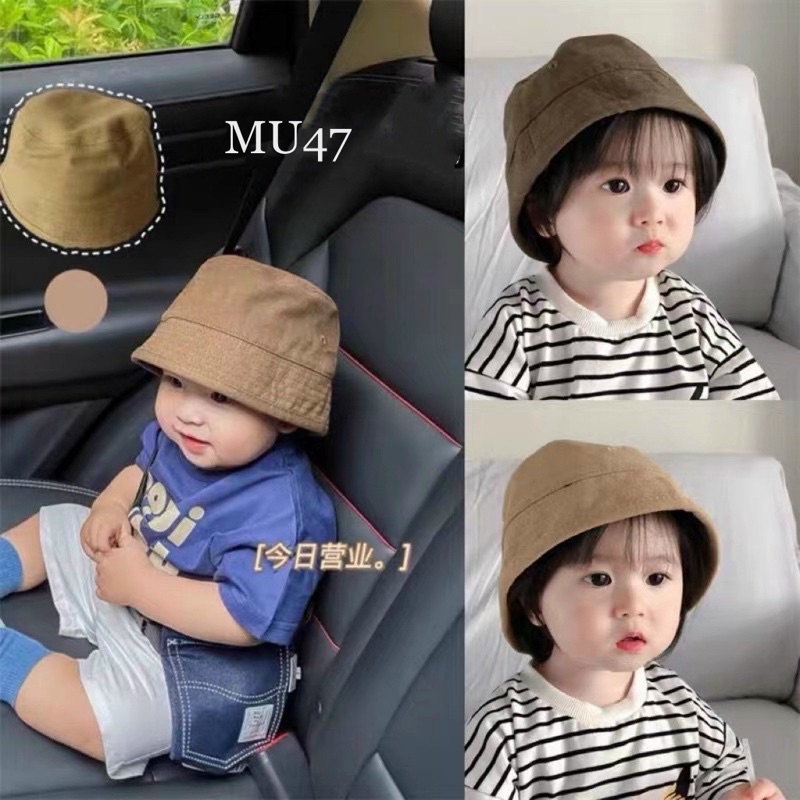 Mũ vành trơn cho bé