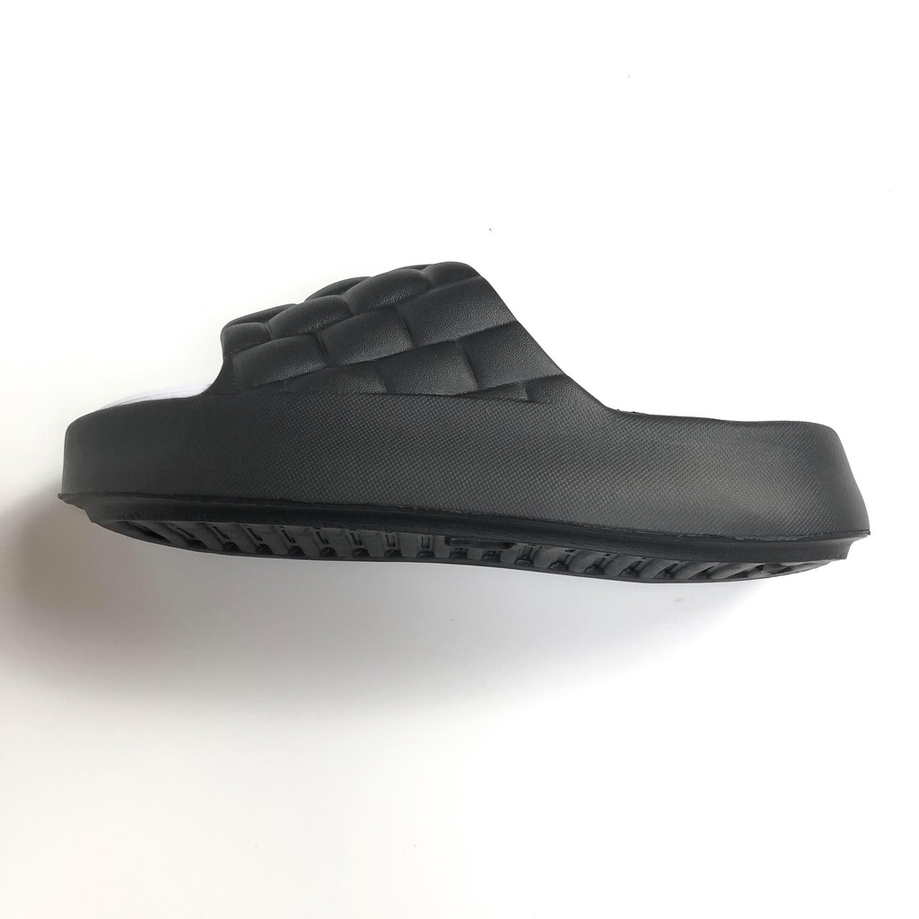 Dép Bánh Mì Quai Ngang Đúc Nguyên Khối, Đế Cao 5cm Siêu Nhẹ