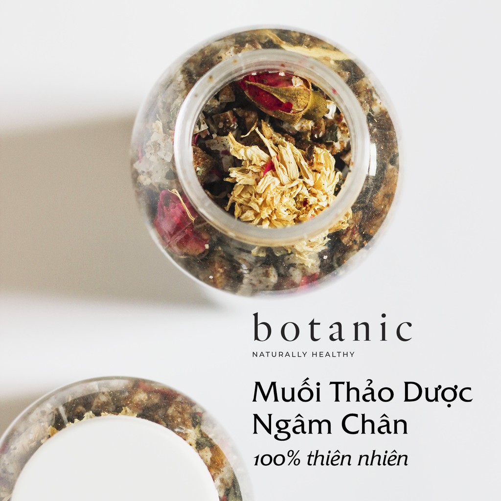 Muối Ngâm Chân Thảo Dược Botanic trị đau nhức, phù chân, giúp ngủ ngon