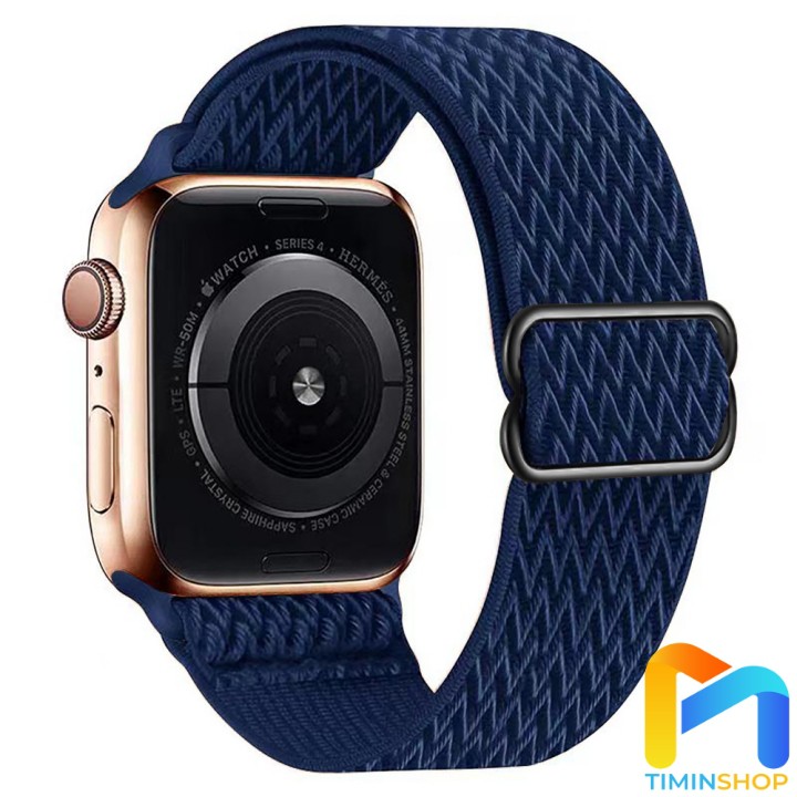 Dây Apple Watch series 3/ 4/ 5/ 6/ 7 SE - Chất Nylon, khóa trượt