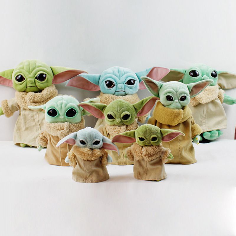 Đồ chơi nhồi bông 15cm-30cm búp bê em bé Yoda Star Wars Disney hoạt hình làm quà tặng trang trí dễ thương