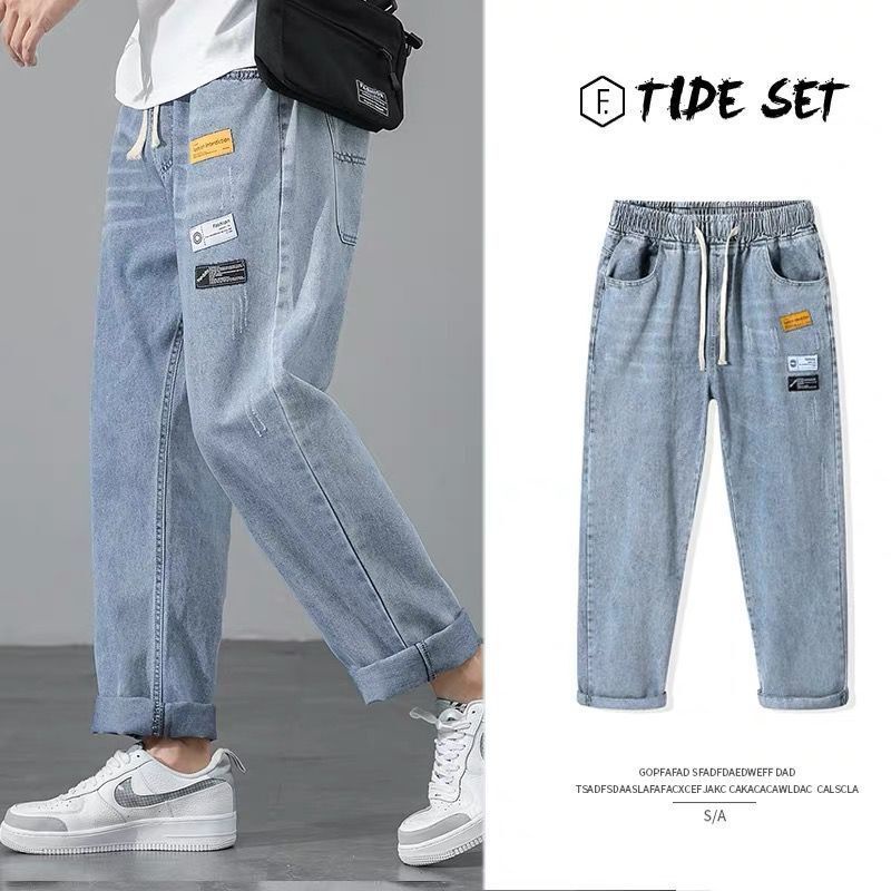 Quần jean Baggy ống suông, rộng nam, nữ hottrend hàn quốc