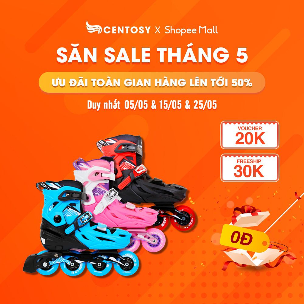 Giày Patin Trẻ Em Cao Cấp [Centosy] Lion - Form Chắc Chắn, Bánh Chất Lượng