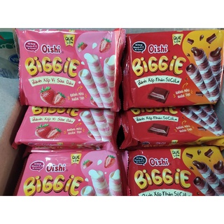 Bánh ống quế nhân kem oishi