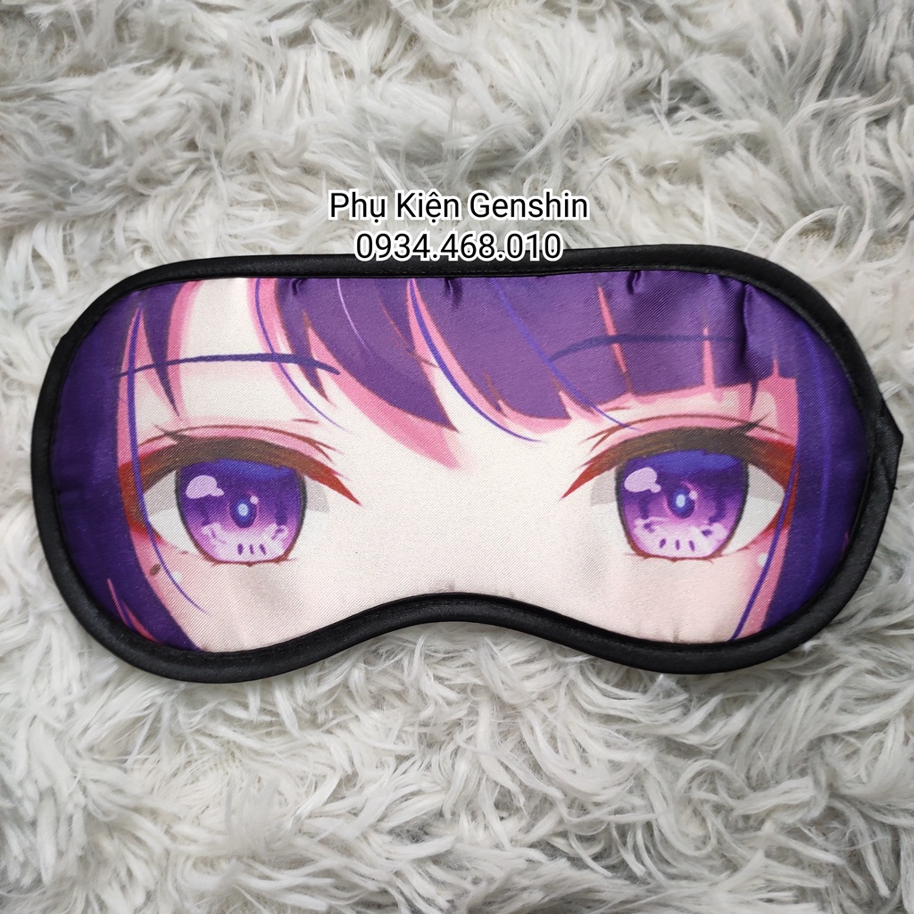 Bịt mắt ngủ Genshin Impact có kèm gel massage thư giãn