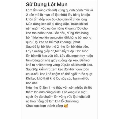 [SẴN] Tuýp lột mụn