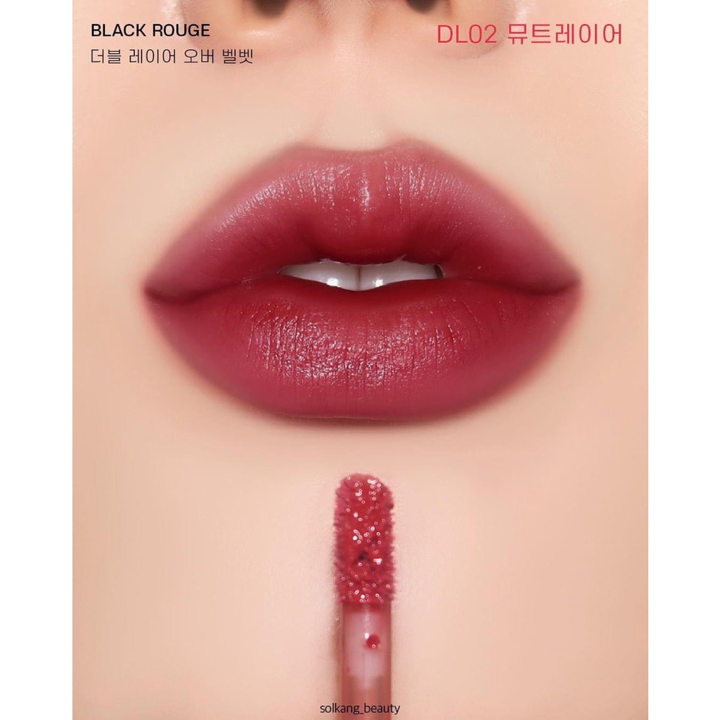 Son Kem Lì Có Dưỡng Black Rouge Double Layer Over Velvet 4.1gr - Hàn Quốc