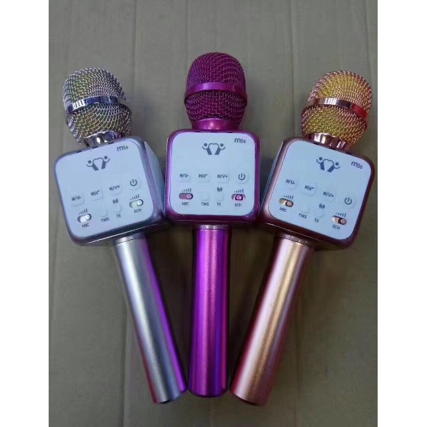 M5s Míc hát micro karaoke Loa kèm micro 3 trong 1 kết nối Bluetooth - Mic kèm loa. giảm giá