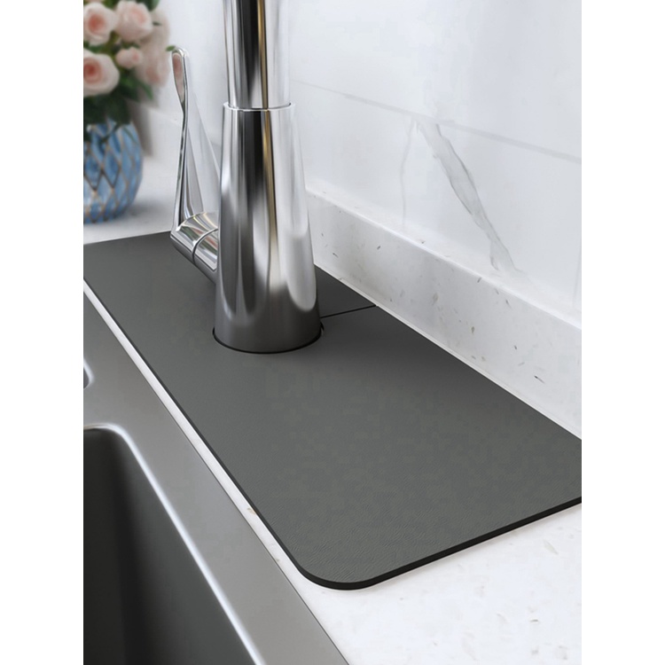 Tấm Chắn Gắn Vòi Nước Bồn Rửa Chén Siêu Thấm Hút Tiện Dụng