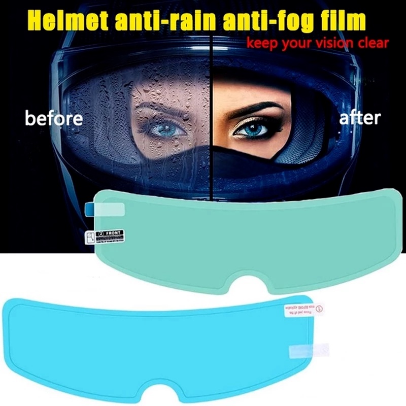 Miếng Dán Trong Suốt Chống Mưa / Tia UV Bảo Vệ Ống Kính Thông Dụng Cho Mũ Bảo Hiểm Xe Máy
