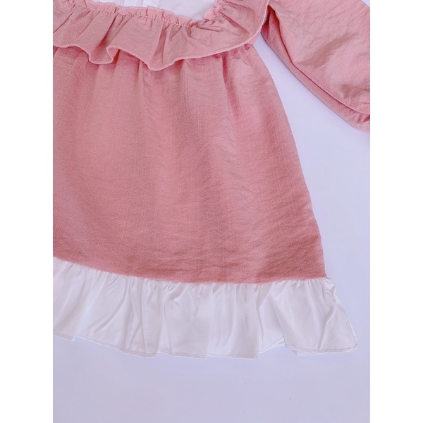 Váy Trẻ Em𝑭𝑹𝑬𝑬𝑺𝑯𝑰𝑷NHƯ Ý HOUSE'S- váy trẻ con Đầm Cho Bé Hàng Thiết Kế- váy hồng  xếp ly dài tay thu đông