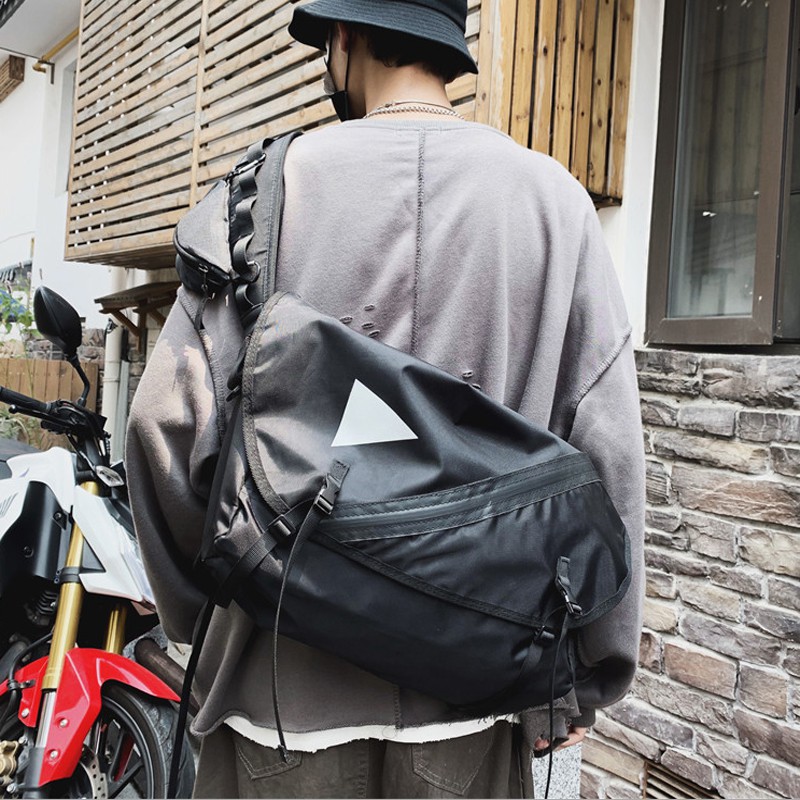 Túi đeo chéo cho nam nữ ulzzang vải canvas phong cách vintage đựng mỹ phẩm đồ trang điểm quần áo điện thoại TT009B | BigBuy360 - bigbuy360.vn