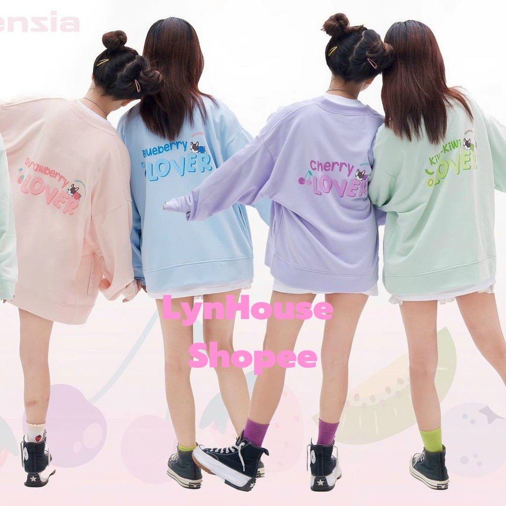 [Mã NHAC1111 Giảm 10k Đơn 0k] Áo khoác nữ cardigan nỉ thêu LynHouse in hình LOVER form rộng unisex phong cách Ulzzang | BigBuy360 - bigbuy360.vn