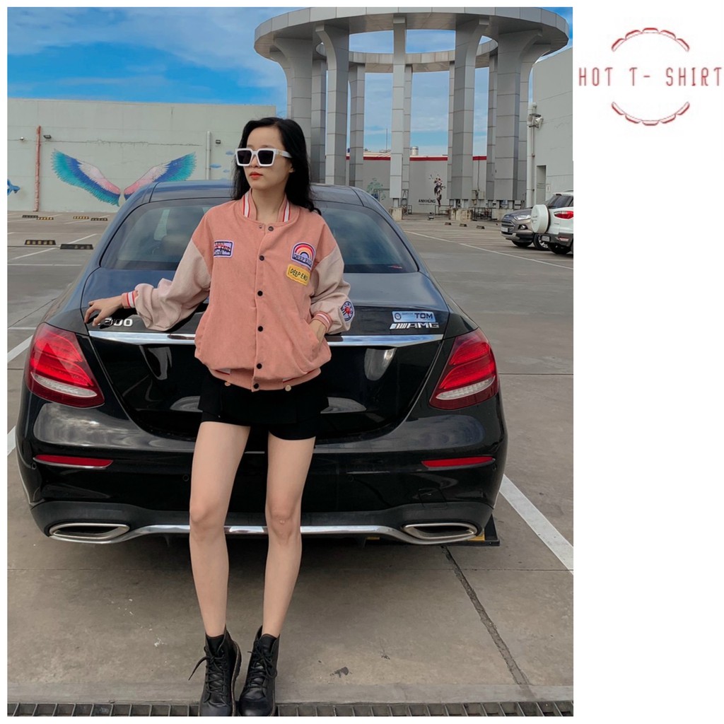 Áo Khoác Nhung Nam Nữ Unisex Cao Cấp Áo Khoác Bomber Cặp Đôi Form Rộng Hot T-Shirt | BigBuy360 - bigbuy360.vn