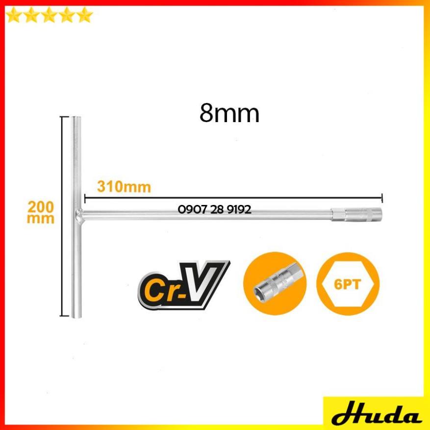 Thanh vặn tay cầm chữ T chiều dài 200x310mm nhiều size Total Ingco