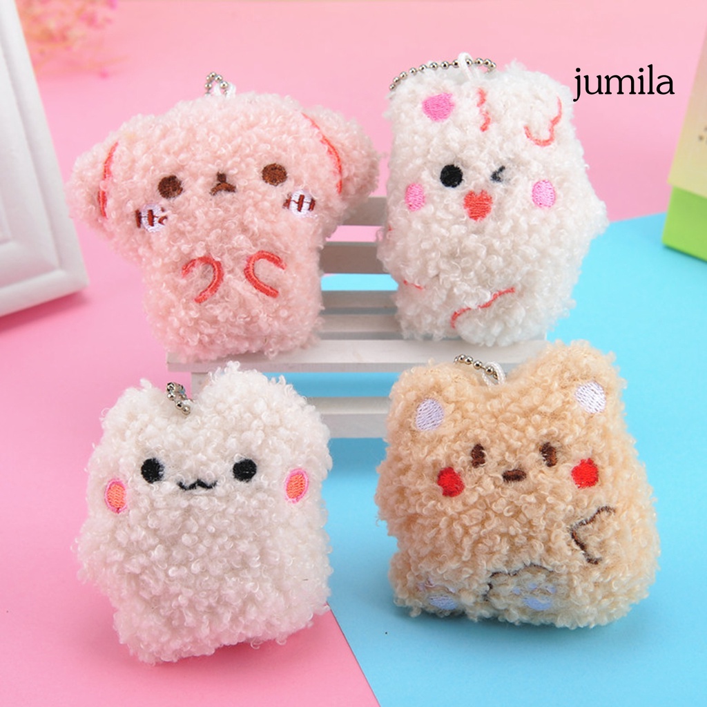 Móc Khóa Hình Gấu Bông Thỏ Đáng Yêu