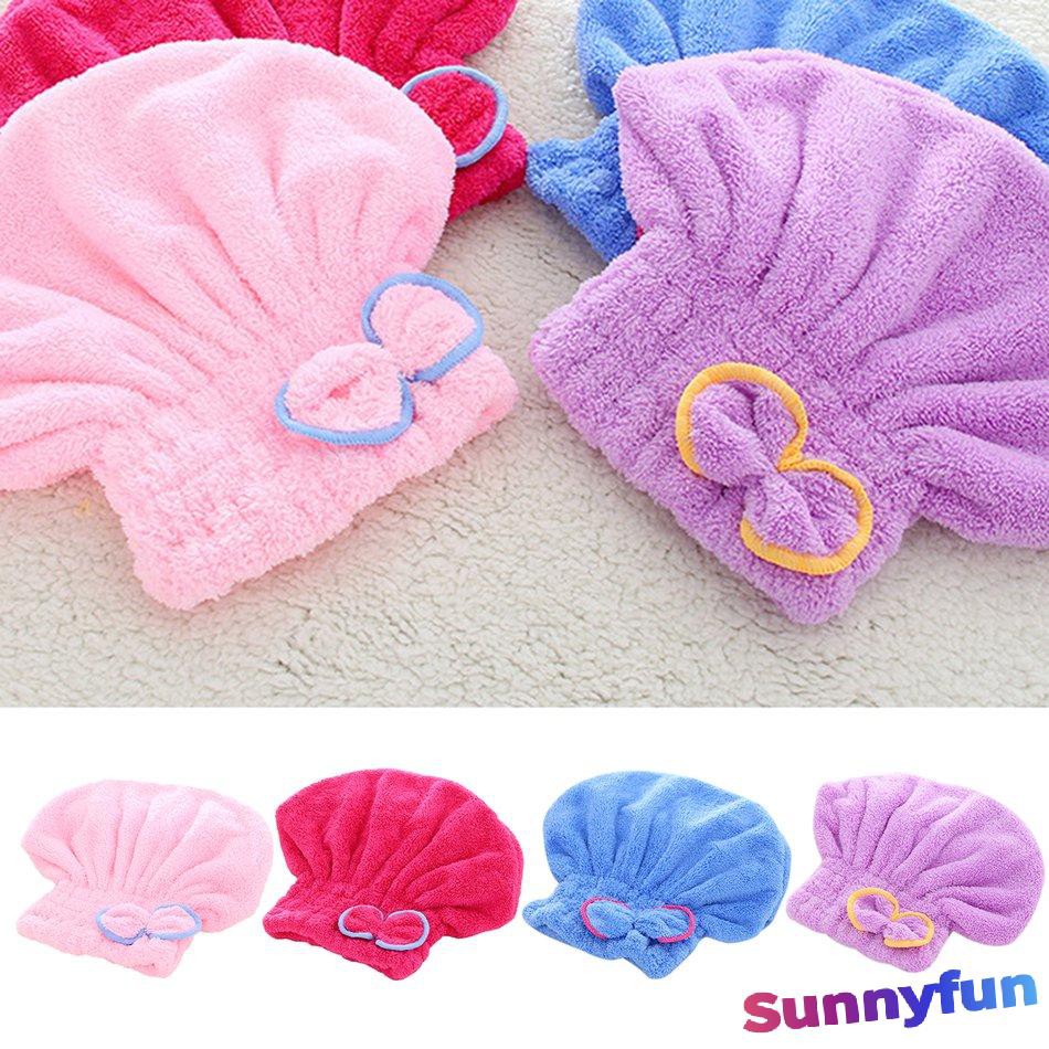 Nón Trùm Đầu Giúp Làm Khô Tóc Nhanh Chóng Tiện Dụng