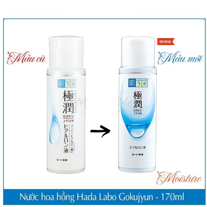 [MẪU MỚI] Nước hoa hồng Hada Labo dưỡng ẩm, lành tính Nhật Bản 170ml (nhiều loại)