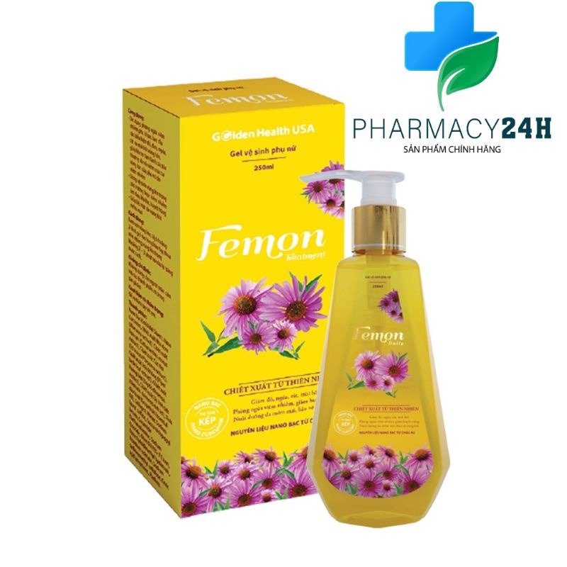 DDVS FEMON - DAILY Sát trùng chống ngứa, chống viêm. Giữ ẩm làm mềm niêm mạc. Khử mùi hôi.