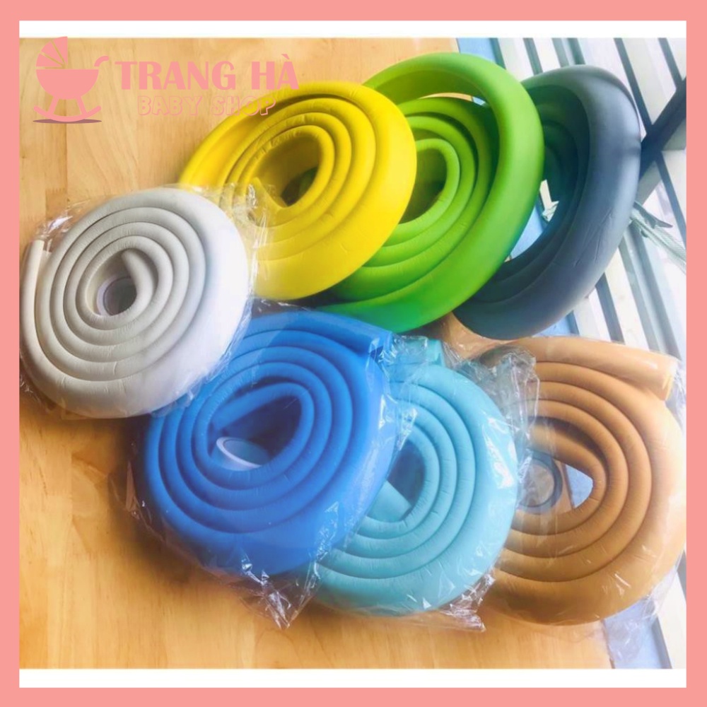 Cuộn Xốp Bọc Cạnh Bàn 2M - Dây Cao Su Che Bịt Cạnh Bàn, Ghế An Toàn Cho Bé
