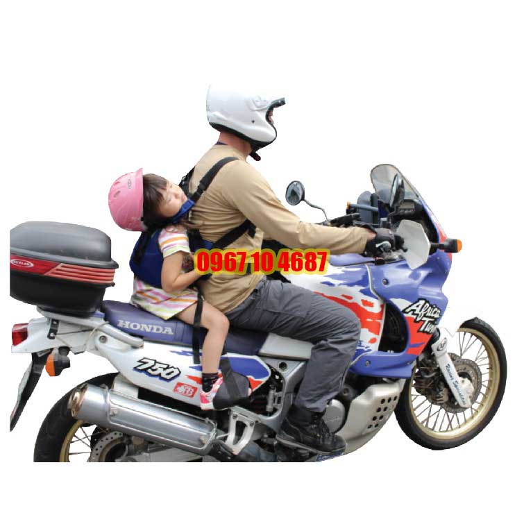 Đai đi xe máy dành cho người già, người lớn tuổi và trẻ em, em bé, đi phượt - Dây đai song hành đi xe máy