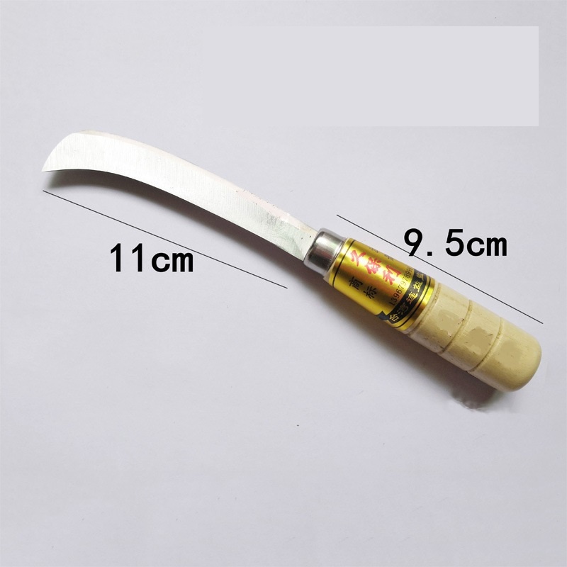Dao gọt hoa quả, cắt chuối, gọt dứa, bổ trái cây, hàng nội địa Trung Quốc, thép không gỉ, siêu sắc bén, tay cầm cán gỗ