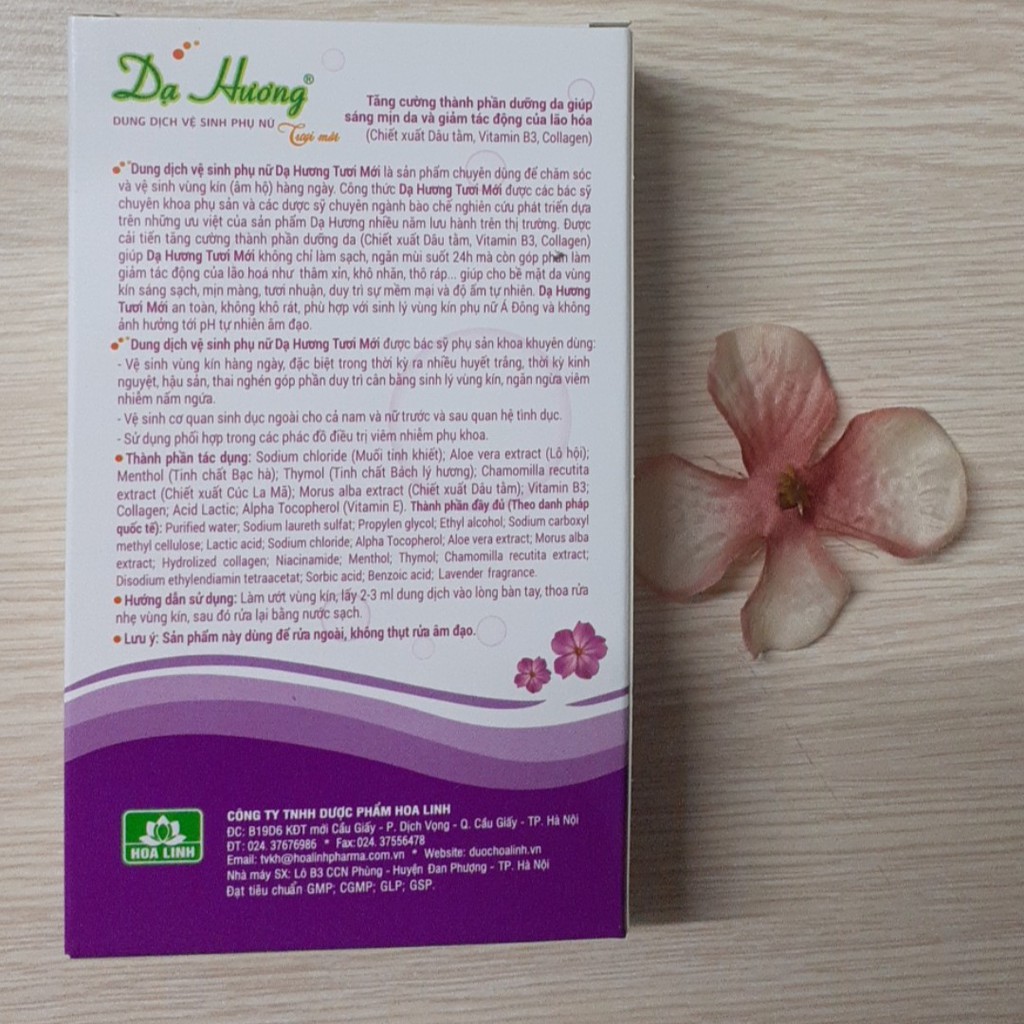 Dung dịch vệ sinh phụ nữ Dạ hương 100ml