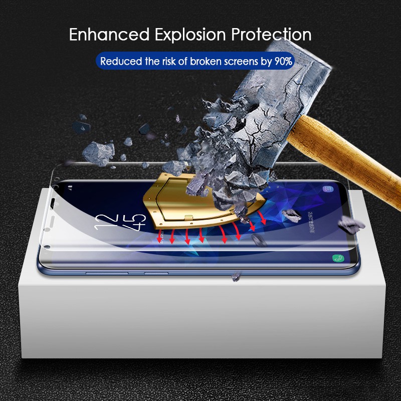 3D Kính Cường lực Full Màn Cho Samsung Galaxy S8 S9 S10 S20 S21 S22 S23 Ultra Note 8 9 10 20