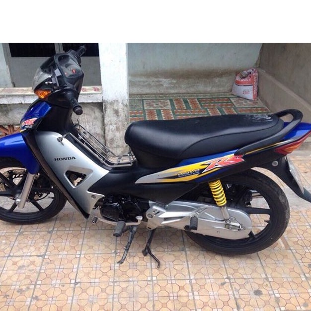 (được kiễm tra hàng) Trọn bộ tem xe WAVE RS màu xanh