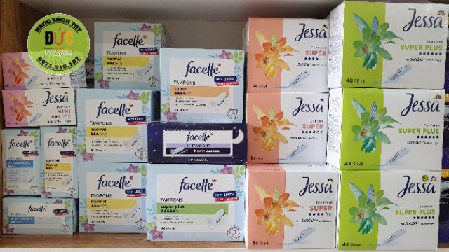 Băng vệ sinh Tampon Jessa Facelle Đức ( kèm Bill ảnh cuối)