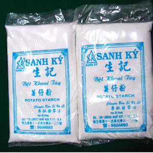 Bột khoai tây Sanh Ký tạo độ dai, sệt, trắng 500gr