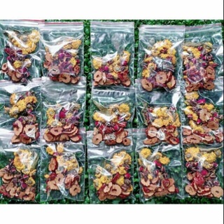 Set 30 gói trà hoa dưỡng nhan ( hoa cúc, táo đỏ, kỷ tử, long nhãn)