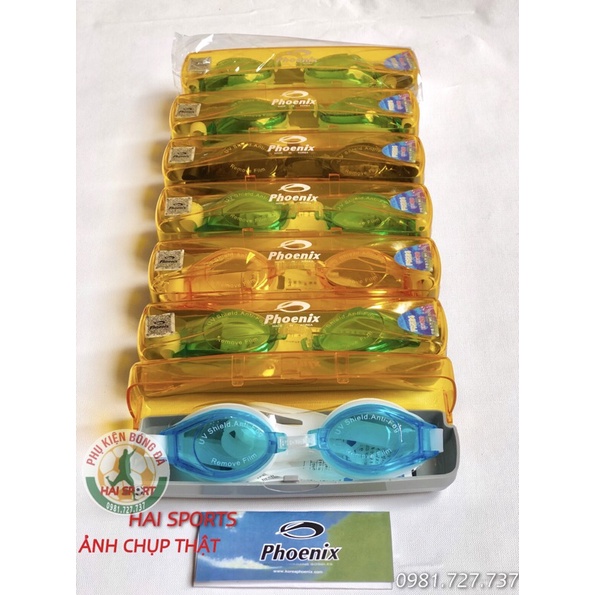 Kính bơi Phoenix 204 người lớn và trẻ em trên 35kg chống mờ chống nước chống tia Uv