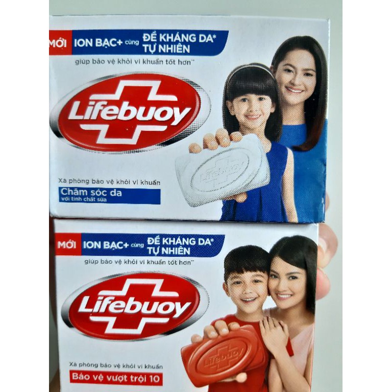 1 bánh xà phòng tắm ( rửa tay ) Lifebuoy 90g