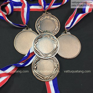 Phôi huy chương lá lúa- màu đồng