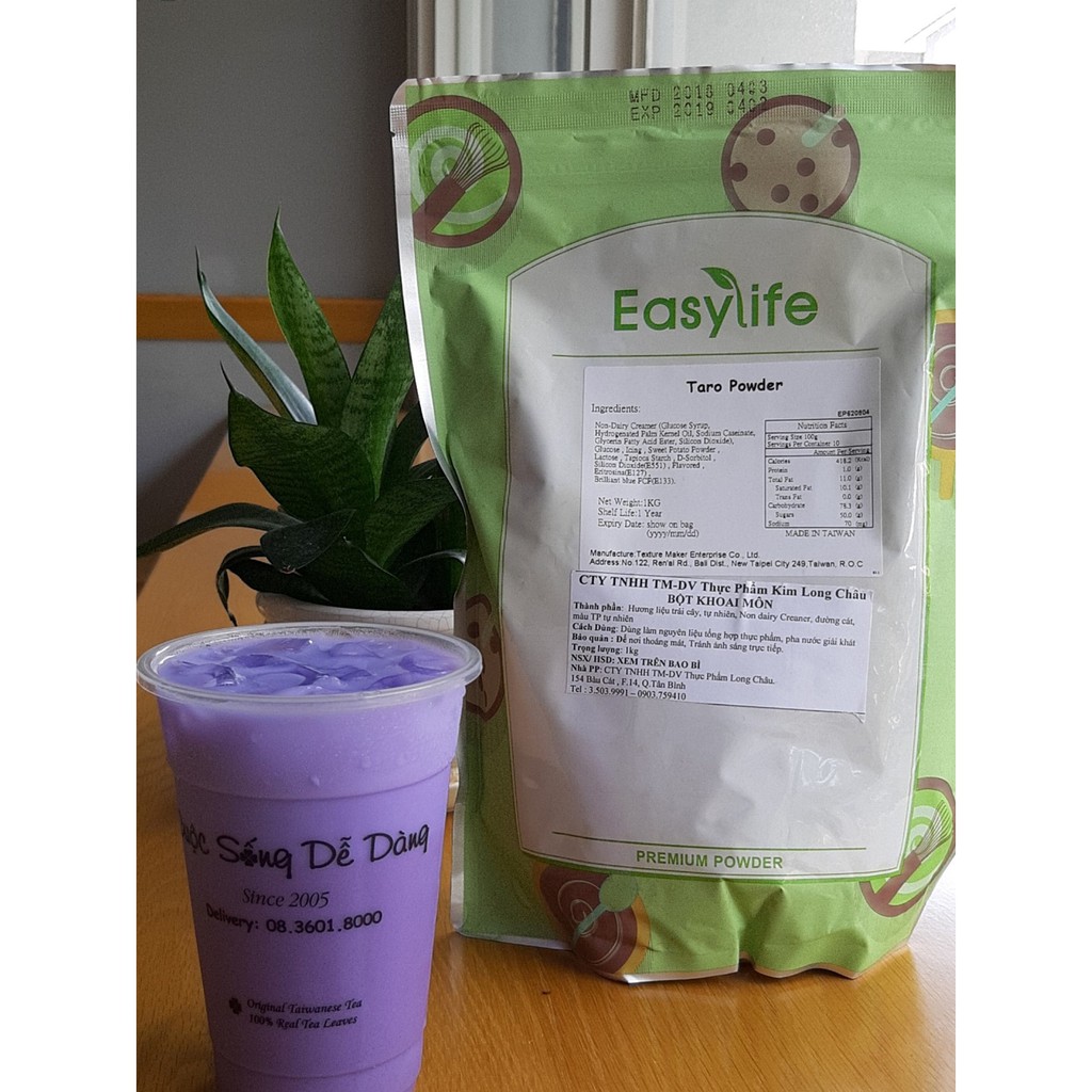 Bột Khoai Môn Easy Life làm trà sữa nhập khẩu Đài Loan 1kg