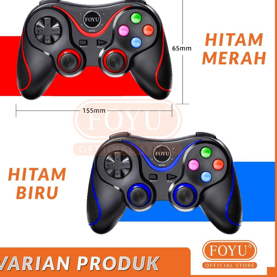 Mới Nhất ✿➡ Tay Cầm Chơi Game Không Dây Foyu Bluetooth PC Ps3 Ios Cho Android newarrival