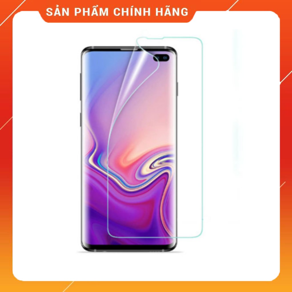 Dán màn hình samsung galaxy S10 plus dán UV theo máy cảm biến vân tay 3 lớp