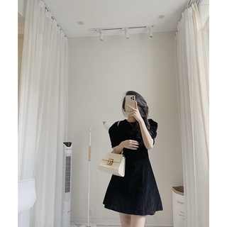 Váy khoét vai giọt lệ by samhyewear