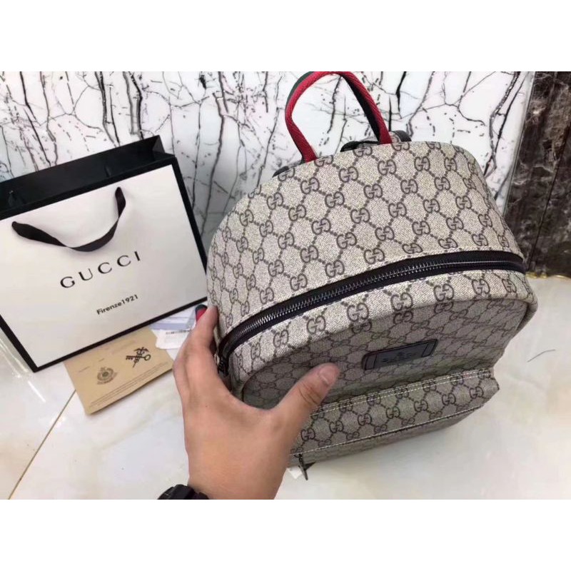 ba lô thời trang nam nữ kiểu dáng đơn giản họa tiết Gucci GC