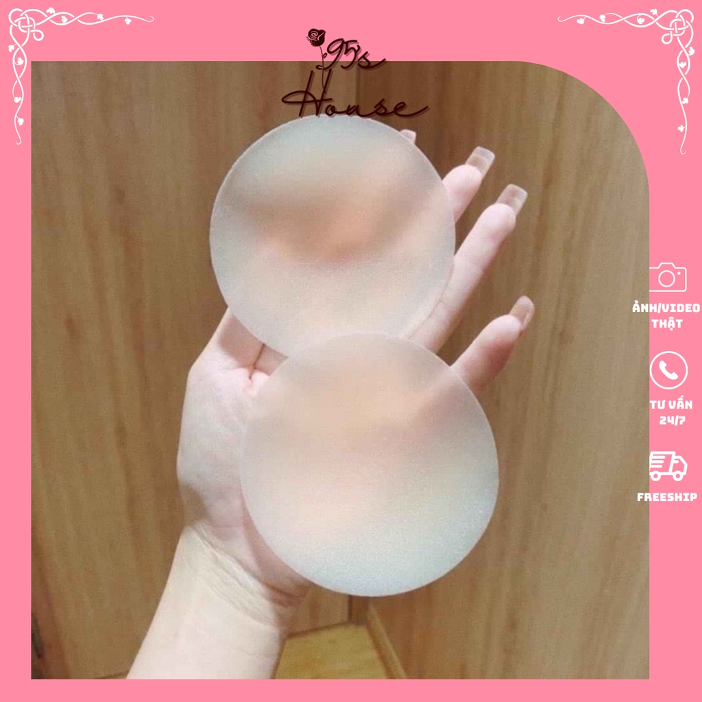 Miếng dán ngực silicon tàng hình, dán ti chống nước siêu chắc MDN01 [95's House]