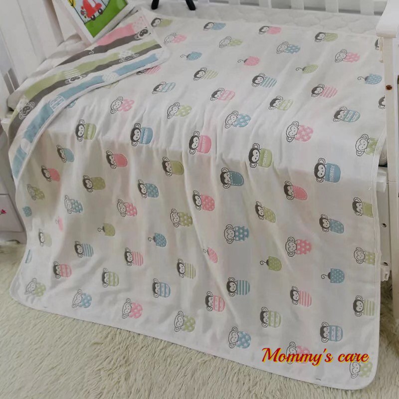 Chăn cotton cao cấp 6 lớp vải sợi tre