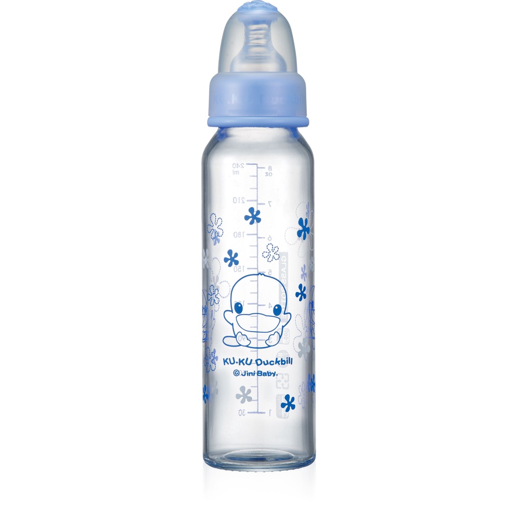 Bình sữa thủy tinh KU.KU Duckbill KU5847 - 240ml