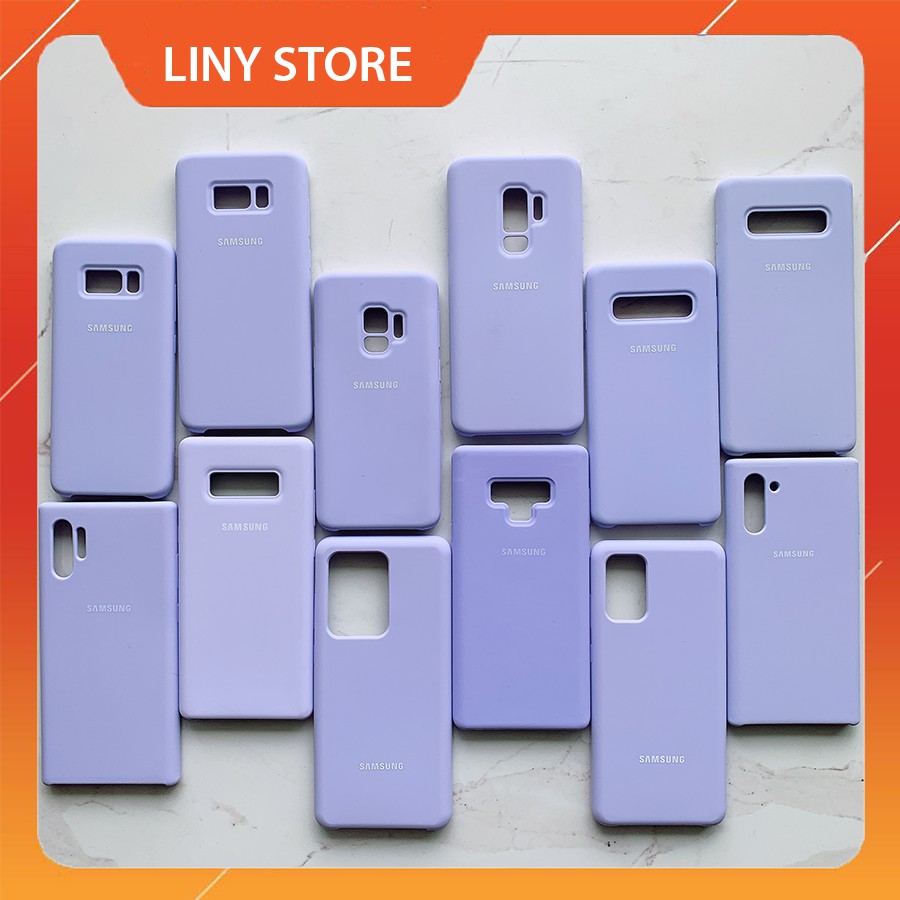 Ốp chống bẩn tím cho Samsung Galaxy S20+ S20 Ultra Note 20 Note 20 Ultra Note 8/9 Note 10/10+ S8 S8+ S9 S9+ S10 S10+