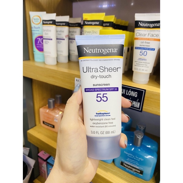 Kem chống nắng Neutrogena Ultra Sheer SPF 55
