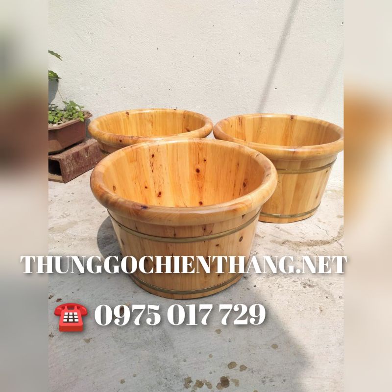 Chậu ngâm chân⚡GIỮ NHIỆT 2 GIỜ⚡XẢchậu ngâm chân gỗ tuyết tùng,thau ngâm chân bo viền miệng,chậu gỗ ngâm thảo dược caocấp
