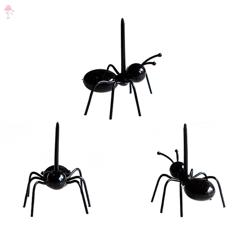 LL Animal Farm Ant Fruit Fork Mini Cartoon Children Food Fruit Party Decor  @VN