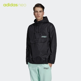 Áo Khoác Adidas Neo Trefoli Nhẹ Có Mũ Trùm 12.12 Dh4940 + + + 100% Chính Hãng