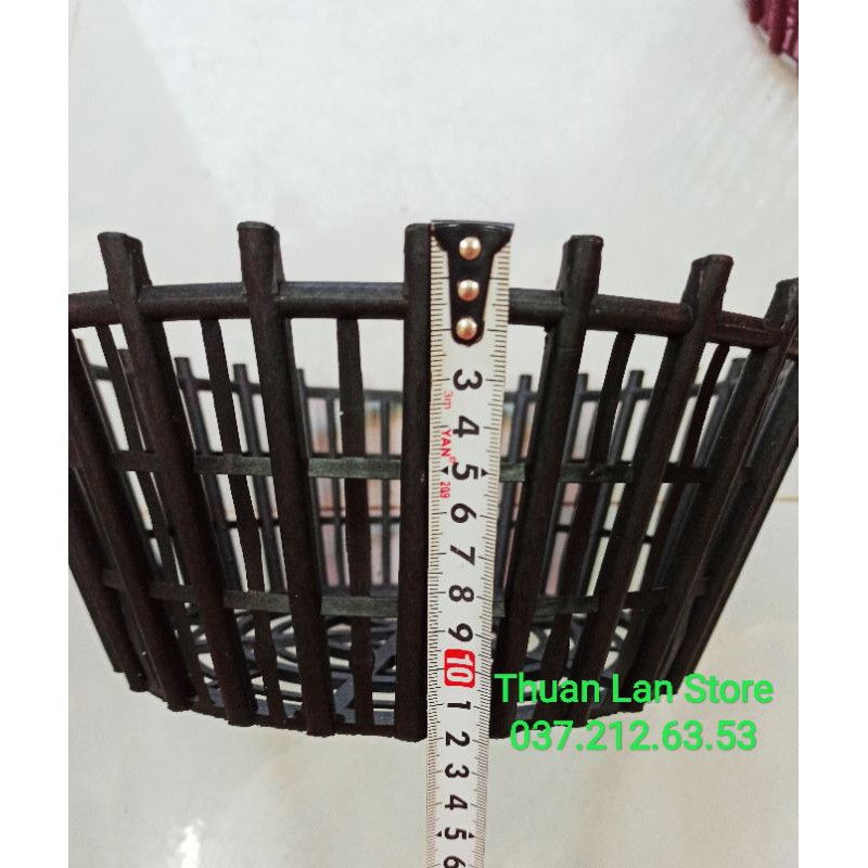 Chậu Nhựa Nan Phụ Giả Gỗ F30