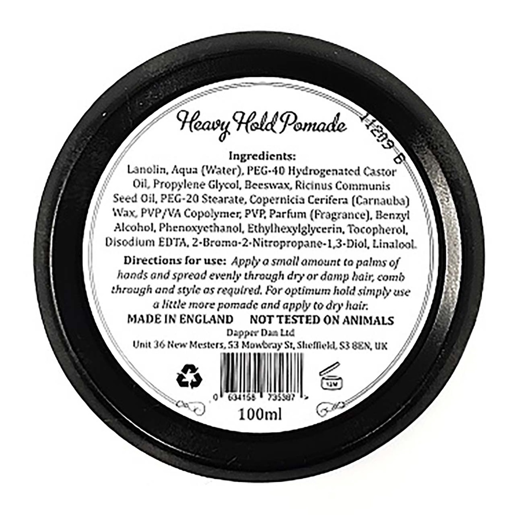 Sáp vuốt tóc Dapper Dan Heavy Hold Pomade 100ml